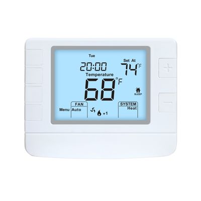 Thermostat de pompe à chaleur industriel et économe en énergie pour le mode de fonctionnement COOL, plages de température 32°F 99°F 0°C 40°C