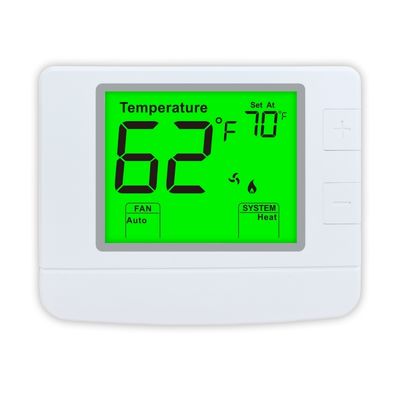 Riseem Thermostat de chambre câblé de haute précision ±1C en mode de fonctionnement du ventilateur 4,72