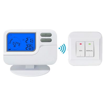 230V RF Thermostat Thermostat programmable Durable anti-inflammable PC ABS Conçu pour l'intégration du système HVAC