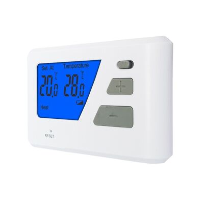 Thermostat de chaudière 230V équipé de capteur et d'affichage NTC Plage de température de 3°C à 37°C en incréments de 0,1°C pour la surveillance de la température