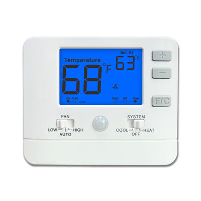 Matériau ABS 2H/1C Pompes à chaleur Thermostat CVC - Contrôle du climat hôtelier compatible PTAC
