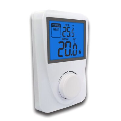 Type de capteur NTC Thermostat de chaudière à air chaud doté d'un écran de température de 3°C à 37°C en incréments de 0,1°C pour une régulation précise de la température