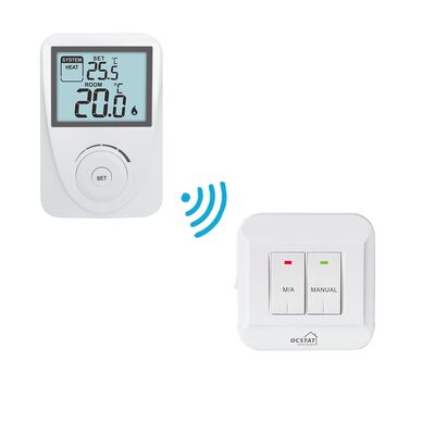Dimensions du récepteur 86 X 86 X 26 mm Thermostat non programmable Solution de contrôle stable et de température pour les systèmes CVC