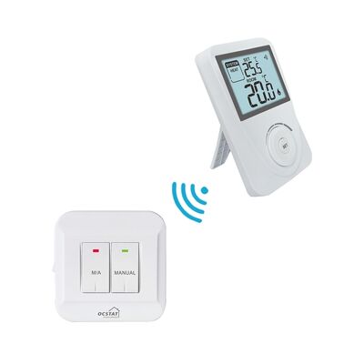 Système de contrôle de température de thermostat sans fil non programmable offrant une interface conviviale et une régulation de la climatisation