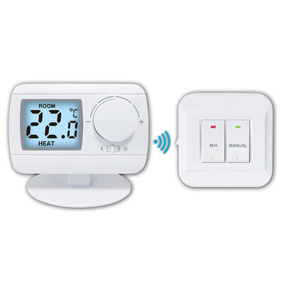Composant de commande du thermostat de chauffage sans fil RF non programmable conçu pour les systèmes de chauffage et de refroidissement industriels