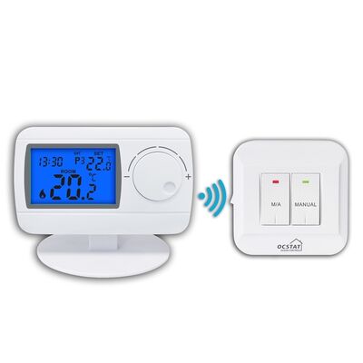 Thermostat RF mural 230V 7 jours 868MHz pour salle de contrôle, conception modulaire et interfaces conviviales pour opérations complexes