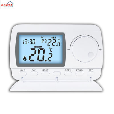 119 X 80 X 31 mm chauffage de la chaudière 230V 7 jours thermostat programmable avec charge nominale 6 2A et commutateur de chauffage OFF Idéal pour la gestion du système de chauffage
