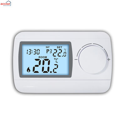 Thermostat câblé 230V 7 jours de la chaudière fournissant une surveillance et un contrôle précis de la température pour soutenir le chauffage de la chaudière et l'économie d'énergie