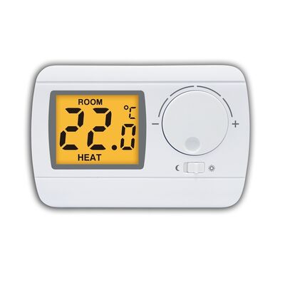 Capacité de charge 6 2A Chambre de chaudière numérique Thermostats non programmables 119 X 80 X 31 mm Conçus pour le contrôle du climat dans les bureaux et les commerces