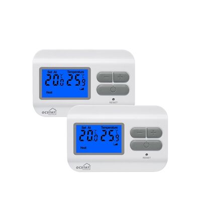 Thermostat à chaudière non programmable 230 V équipé d'un système de chauffage à capteur NTC Mode de fonctionnement idéal pour le chauffage commercial et résidentiel