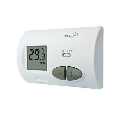 2x1,5 V AA Piles alcalines Chauffage non programmable Thermostat avec précision de mesure de température ± 0,5°C à 20°C Et NTC 10 KΩ ± 1% Type de capteur à 25°C