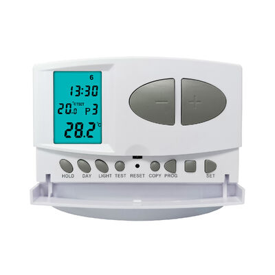 Thermostat d'ambiance sans fil pour chaudière, mode CHAUFFAGE, 7 jours, compatible avec les chaudières, avec récepteur 230VAC 50HZ, assurant un contrôle précis du chauffage sans fil.