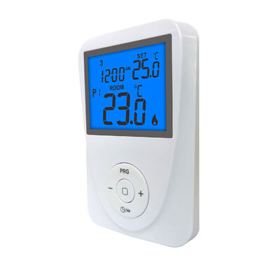 Courant Commutable 6 A 2 A Charge Inductive Chauffage Ambiant Thermostat 7 Jours Contrôle de la Température Panneau de Plancher Chauffant 130 X 86 X 28 Mm Sans Support Système de Plancher Modulaire Durable