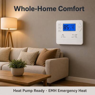 Fonctionnement fiable de la pompe à chaleur à source d'air Thermostat avec capteur NTC interne en mode chaleur