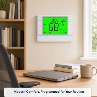 Thermostat programmable 7 JOURS pour climatiseur de chambre