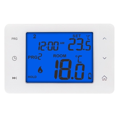 Thermostat CVC tactile avec affichage / Thermostat numérique pour pompe à chaleur avec 2 piles AAA