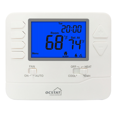 Riseem chaudière électrique et à gaz chauffage numérique thermostat à domicile avec pompe à chaleur système USA