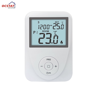 Riseem chaudière à gaz et électrique sous le chauffage par le sol salle de chauffage programmable thermostat clavier verrouillage