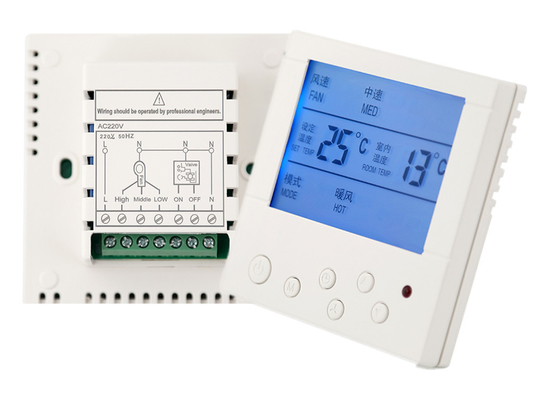 Thermostat à télécommande programmable de câble par Digital de FCU pour la cuisine facile à utiliser