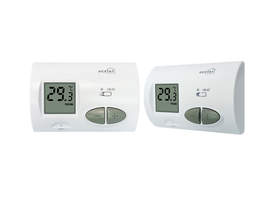 Riseem Couleur personnalisée Thermostat de chambre numérique ABS anti-flamme non programmable