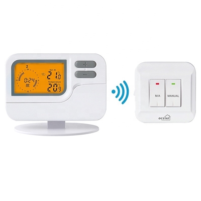Riseem chauffage blanc télécommande chauffage thermostat sans fil sept jours programmable