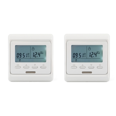 16A thermostat programmable de chauffage par le sol de 7 jours avec le contre-jour blanc