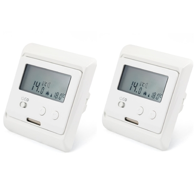 Thermostat électrique programmable numérique pour chauffage et climatisation CE UL