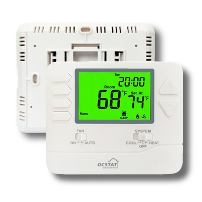 24V 50/60 hertz de thermostat programmable hebdomadaire d'étape multi pour le chauffage par le sol