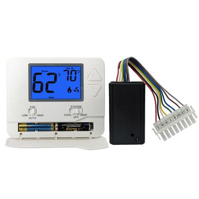 Thermostat universel de la CAHT 24V fixé au mur pour la couleur de blanc de chambre à coucher