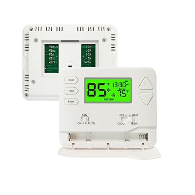 5/1/1 Jour Pompes à chaleur programmables Thermostat 2 chaleur/1 froid DIY Installez avec un écran de 4,5 pouces carrés