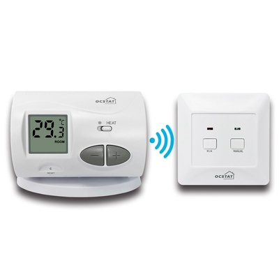 Riseem 868MHZ chauffage par le sol Appuyez sur le bouton RF électrique Thermostat de chambre