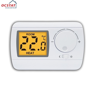 Riseem RoHS 24V affichage LCD à courant alternatif Thermostat pour régulateur de température de chaudière