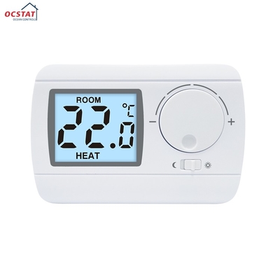 Riseem 230V LCD ABS Système CVC Thermostat 1 degré de précision Pour les chaudières à gaz ménagers