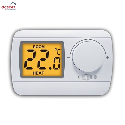 Thermostats de chauffage au sol non programmables LCD Riseem 6A avec capteur NTC intelligent
