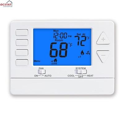 Riseem ABS 24V multi-étape programmable meilleur thermostat à domicile pour la salle de climatisation