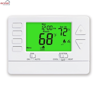 Riseem Numérique LCD Batterie 24V Salle électronique 7 jours de programmation Thermostat pour le contrôle de la température