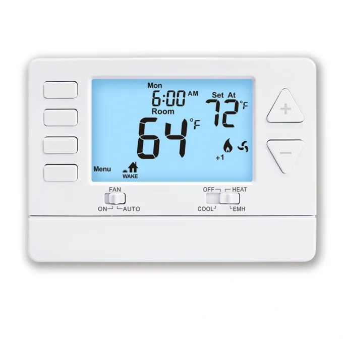 The Riseem 2 Heat 1 Cool Non Programmable Digital Thermostat emerges as a standout solution, designed specifically to handle heat pumps with two heating stages and one cooling stage—all without the complexity of programming.