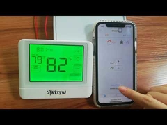 STN855W WiFi Smart Touchscreen Thermostat pour la climatisation