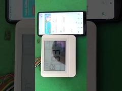 Thermostat numérique de pièce blanc non programmable pour les besoins et l'efficacité du contrôle de la température
