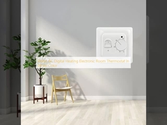Chauffage numérique électronique de l'eau AC Thermostat de chambre en blanc