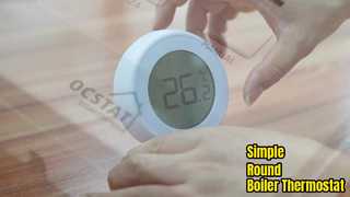 thermostat rond simple pour chaudière